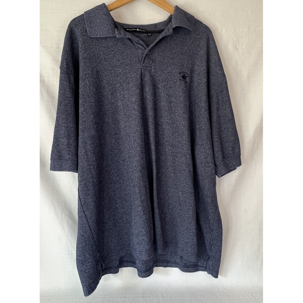 Beverly Hills Polo Club Polo Shirt Navy Blue Men's Size 2XL